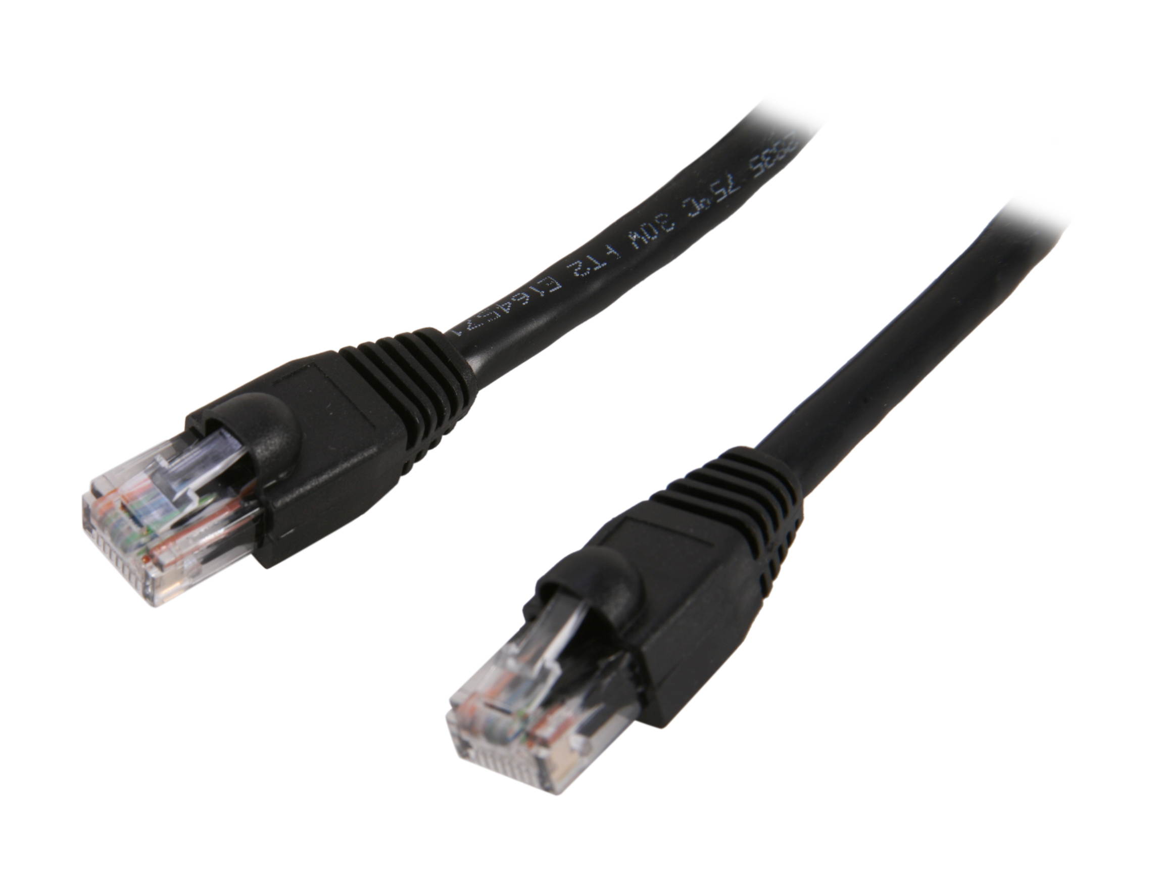 Cat 6 Ethernet Cable 50 ft Black Long Internet Network Cable High Speed Flat LAN Cable RJ45 Cord for Gaming Switch Modem Router Coupler