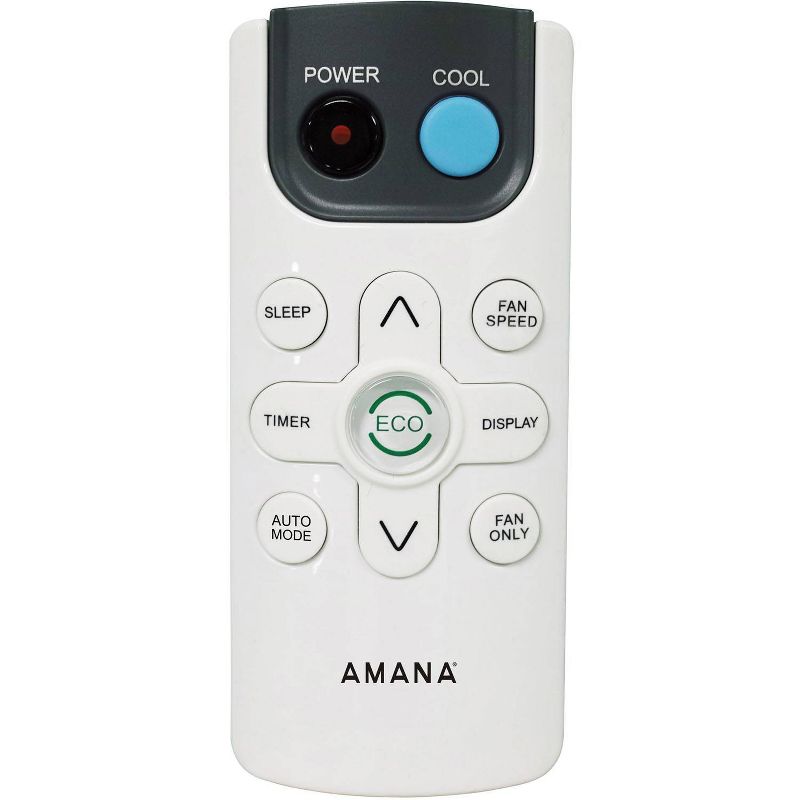 Amana 8,000 BTU 115V Window-Mounted Air Conditioner AMAP081BW with Remote Control
