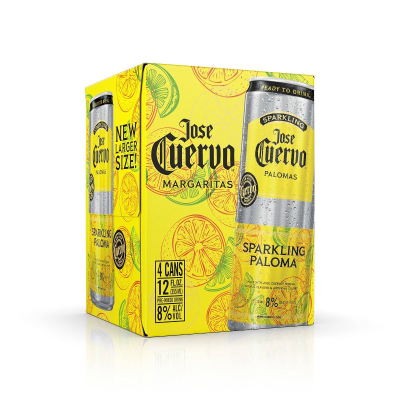 Jose Cuervo Sparkling Paloma Cocktail - 4pk/12 fl oz Cans
