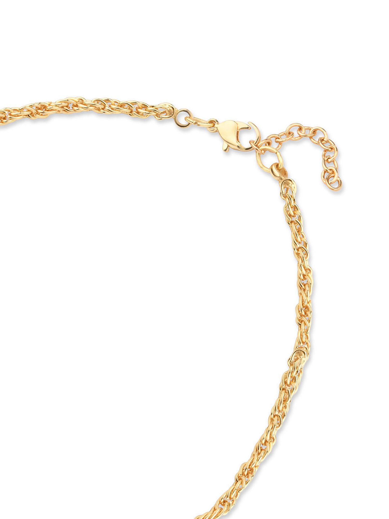 The Bro Code Gold-Plated Casual Necklace for Men