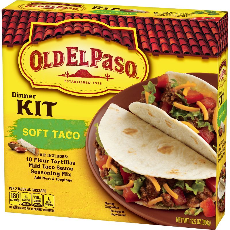 Old El Paso Soft Taco Dinner Kitc - 12.5oz