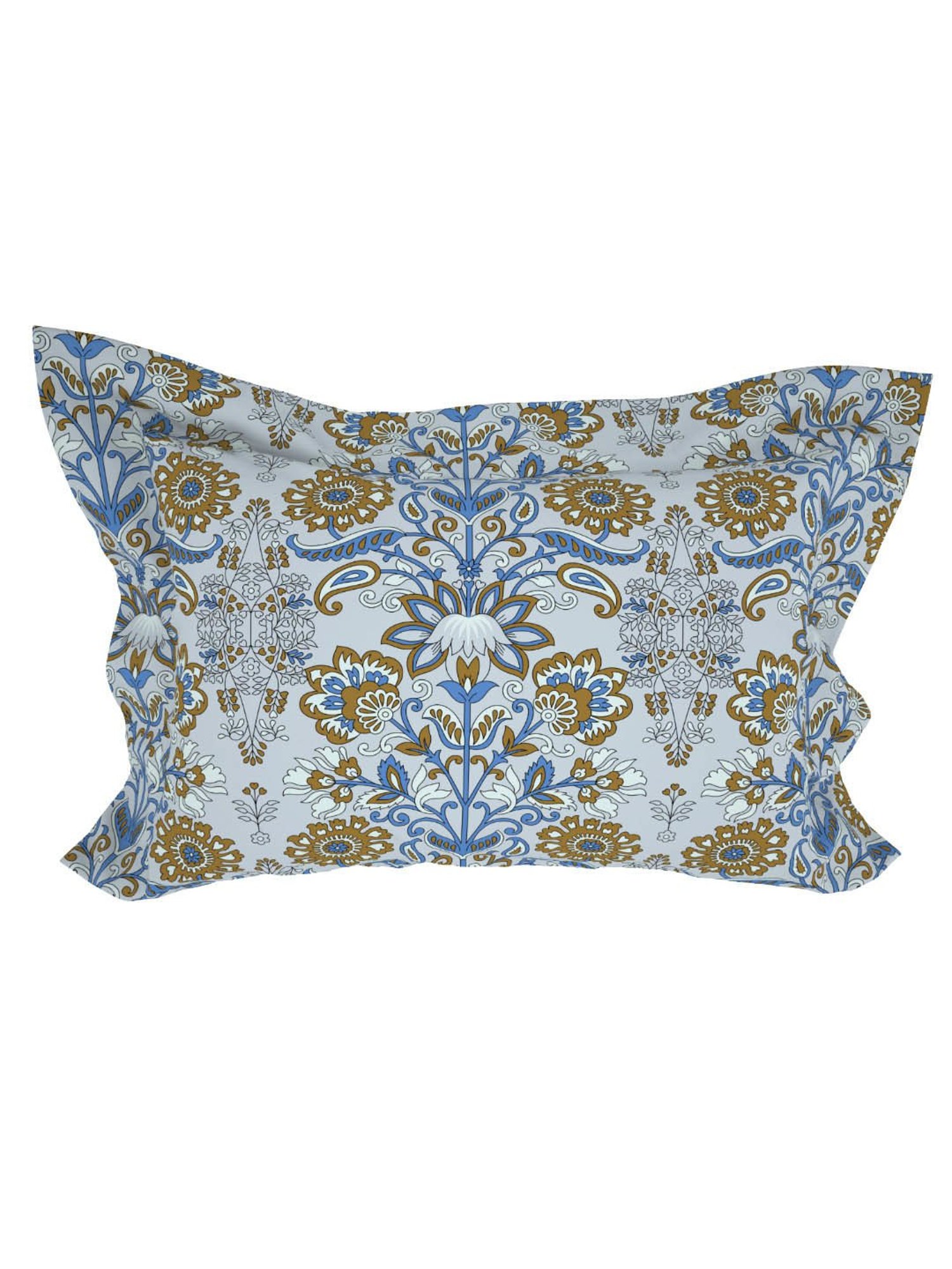 Welspun Adore Abstract Grey 105 TC Microfiber Double Bedsheet with 2 Pillow Covers