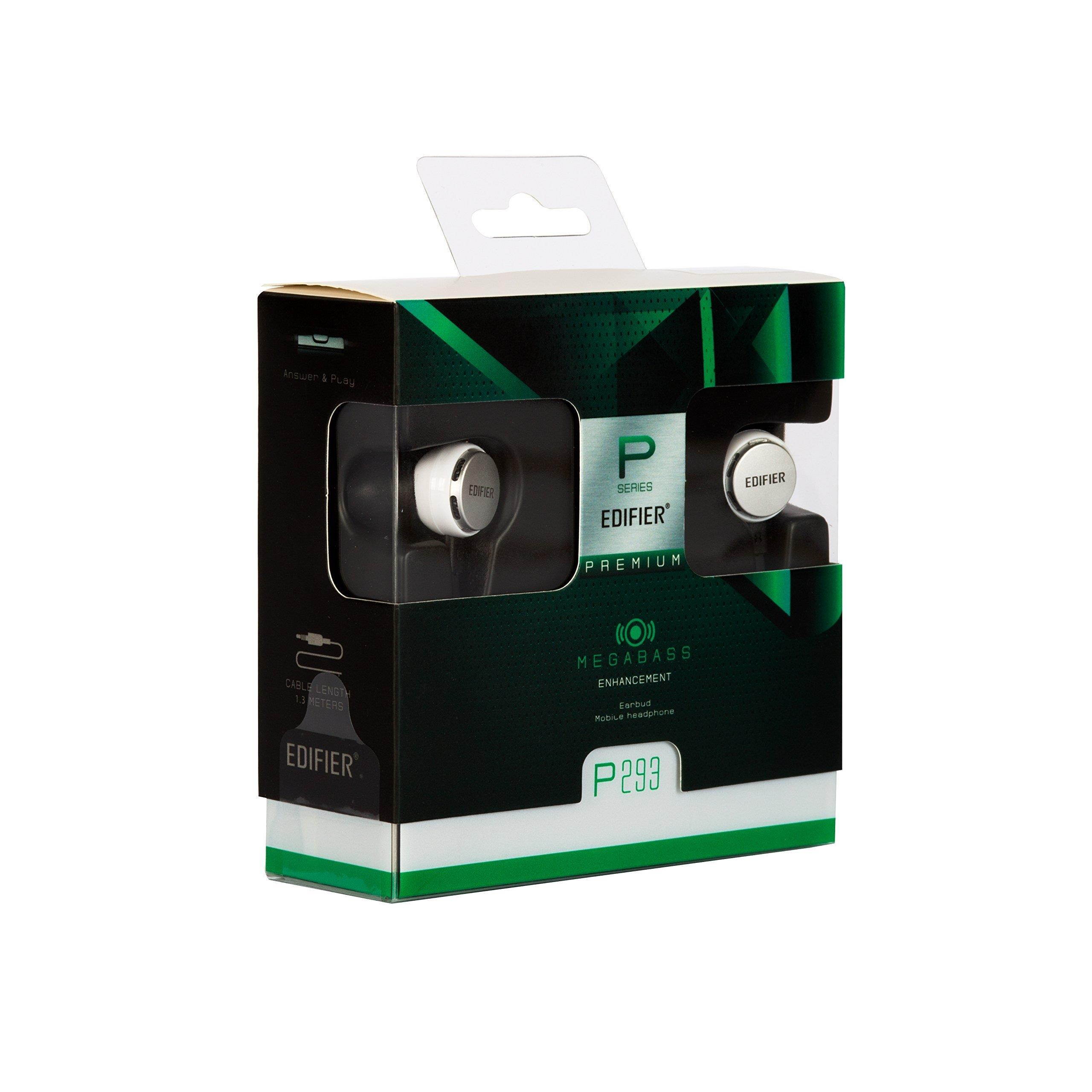 Edifier P293 Earbud Earphone IEM In Ear Monitor Headphone Cellphone Headset with Mic and Remote - Green