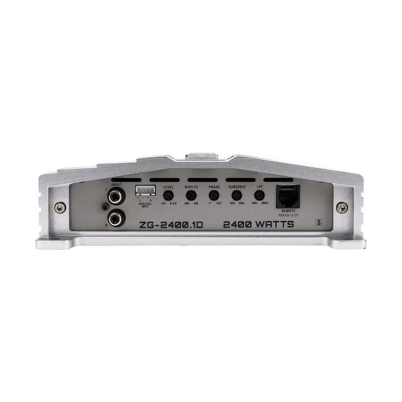 Hifonics ZG-2400.1D Zeus Gamma 2400 Watt Max Power Class D Monoblock Car Audio Amplifier