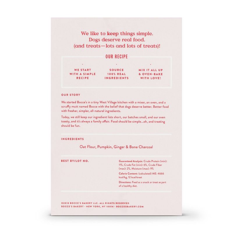 Bocce's Bakery Belly Aid Functional Dog Treats - 12oz