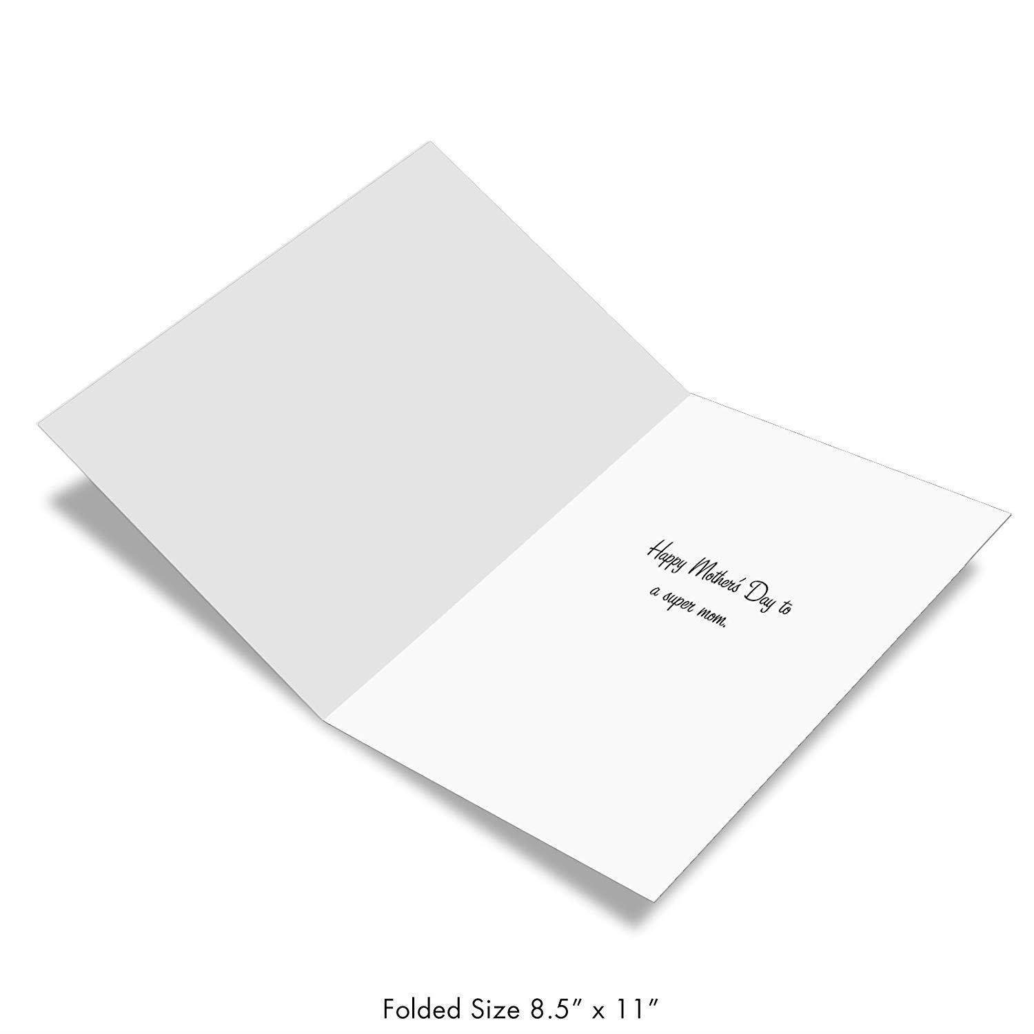 Jumbo Hilarious Mother's Day Greeting Card: M is for Mother; With Envelope (Large Size: 8.5" x 11") J0073MDG