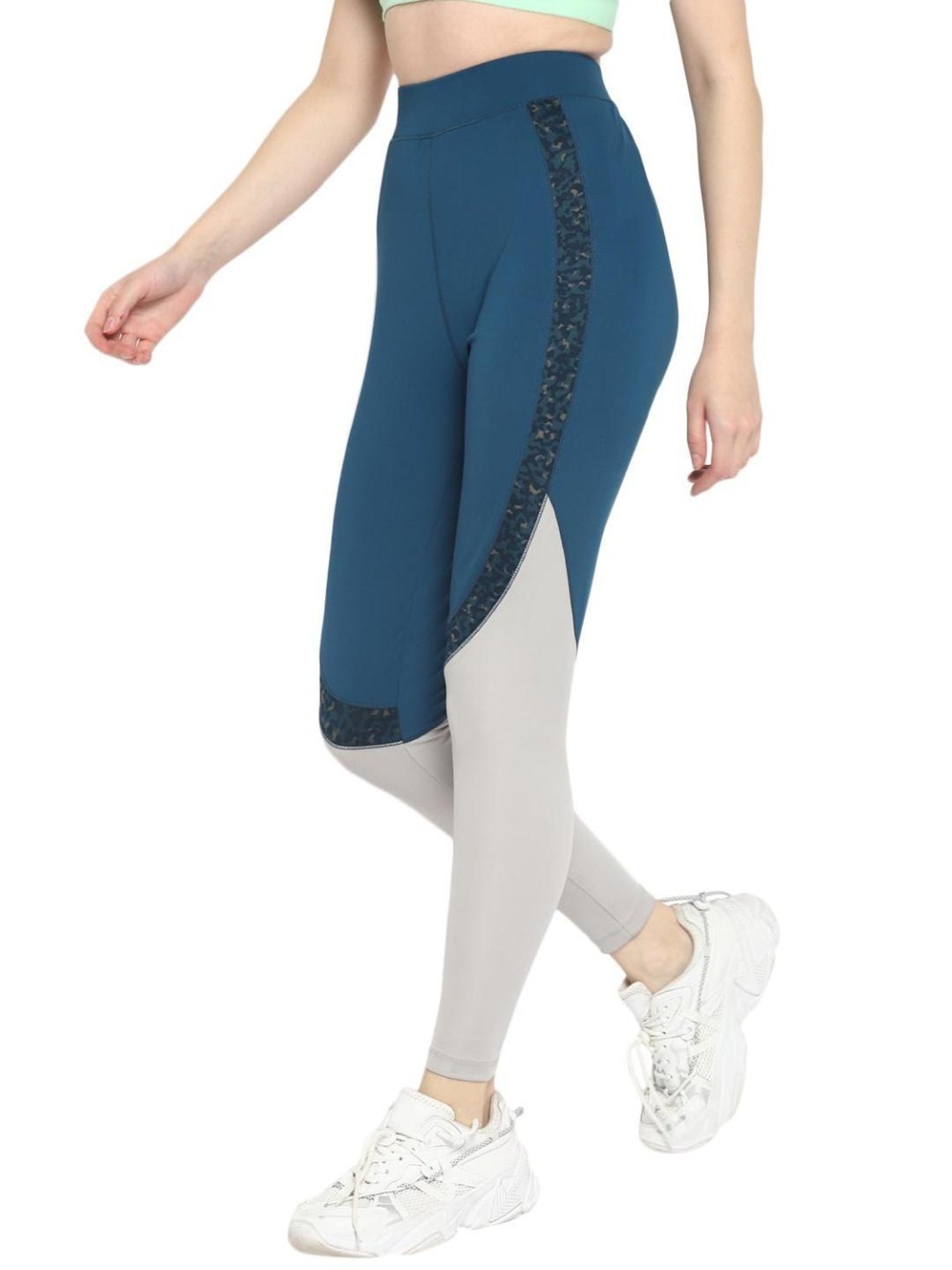 OFF LIMITS Multicolor Color Blocked Tights