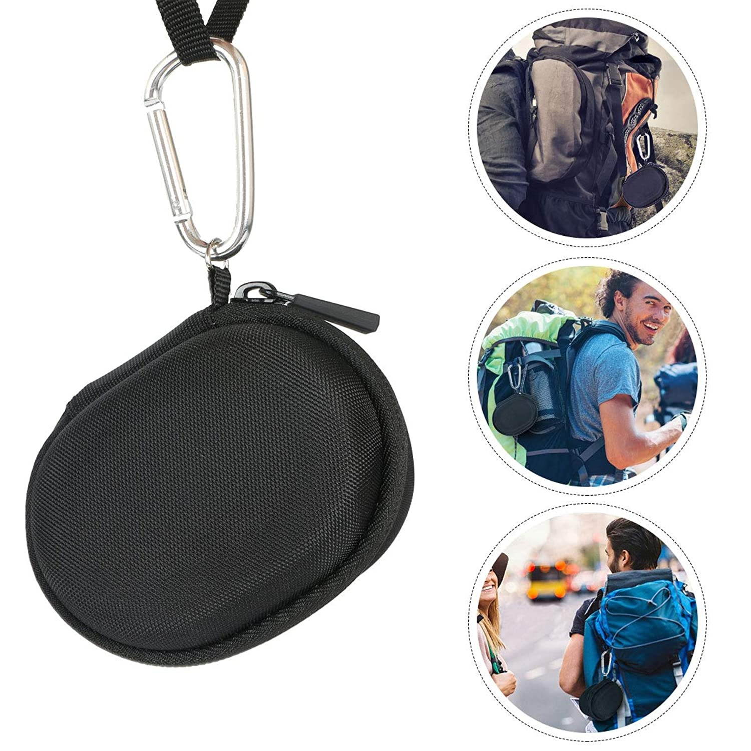 co2crea Hard Travel Case for Sony XB01 Bluetooth Compact Portable Speaker (Black)