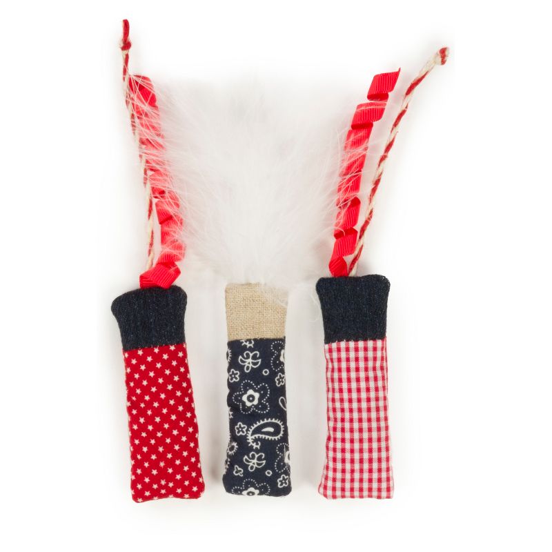 SmartyKat Silly Stix 100% Catnip Fire Crackers Cat Toy - 3pk