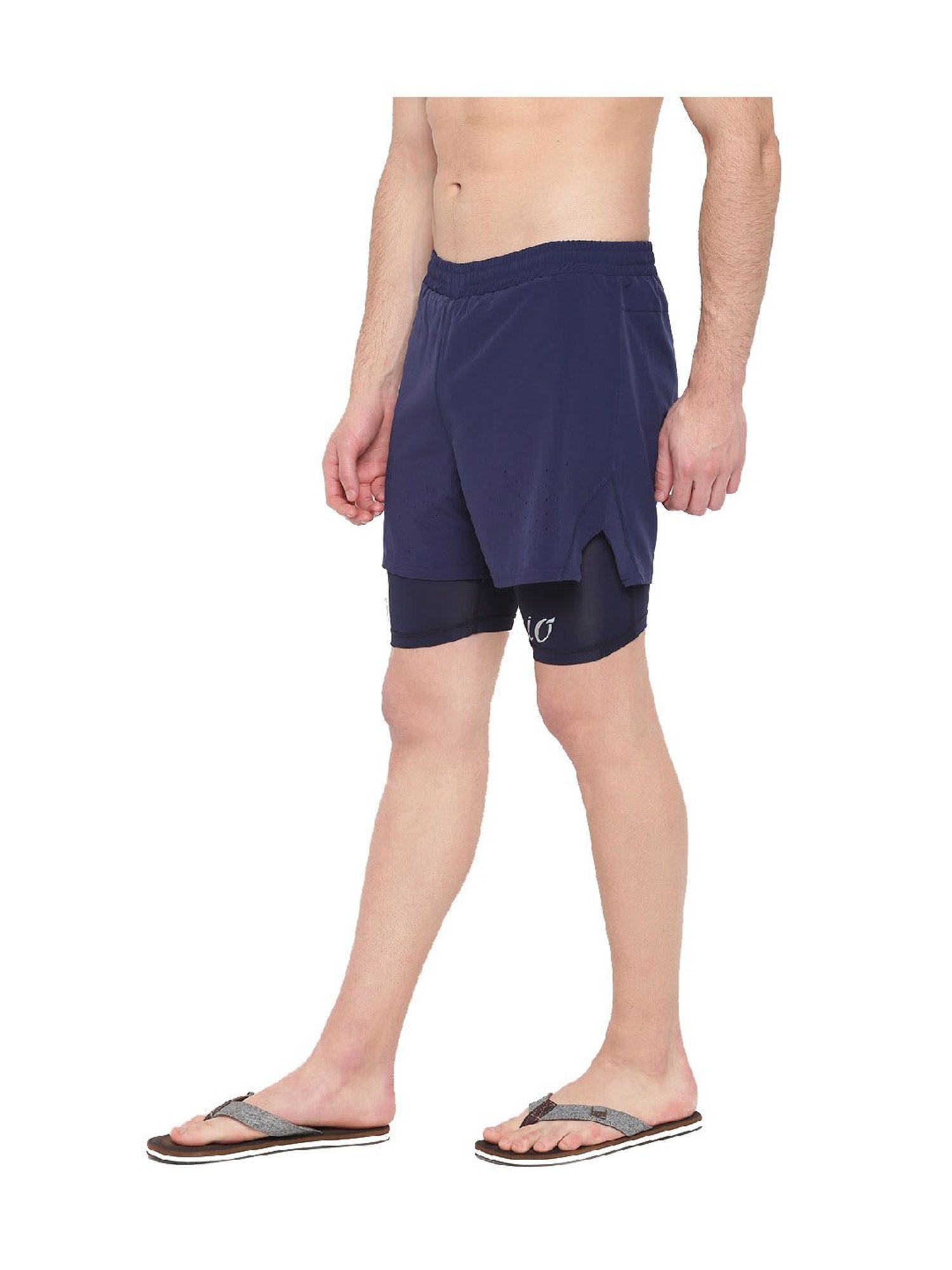 IO Navy Comfort Fit Shorts