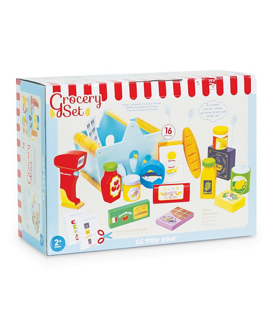 Le Toy Van Honeybake Grocery Basket Set & Scanner