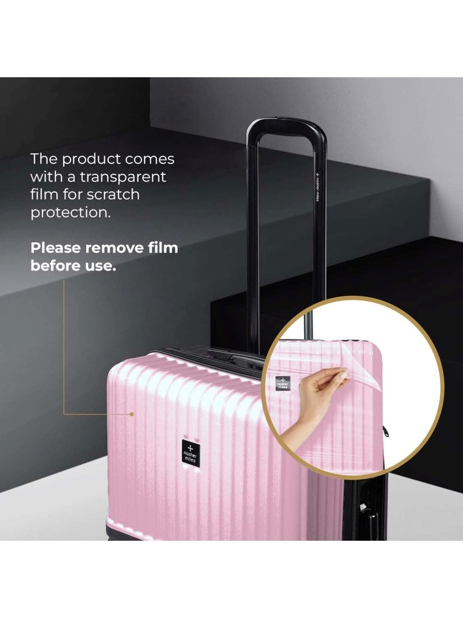 Skybags Salsa Red Solid Hard Medium Trolley Bag - 46 cm