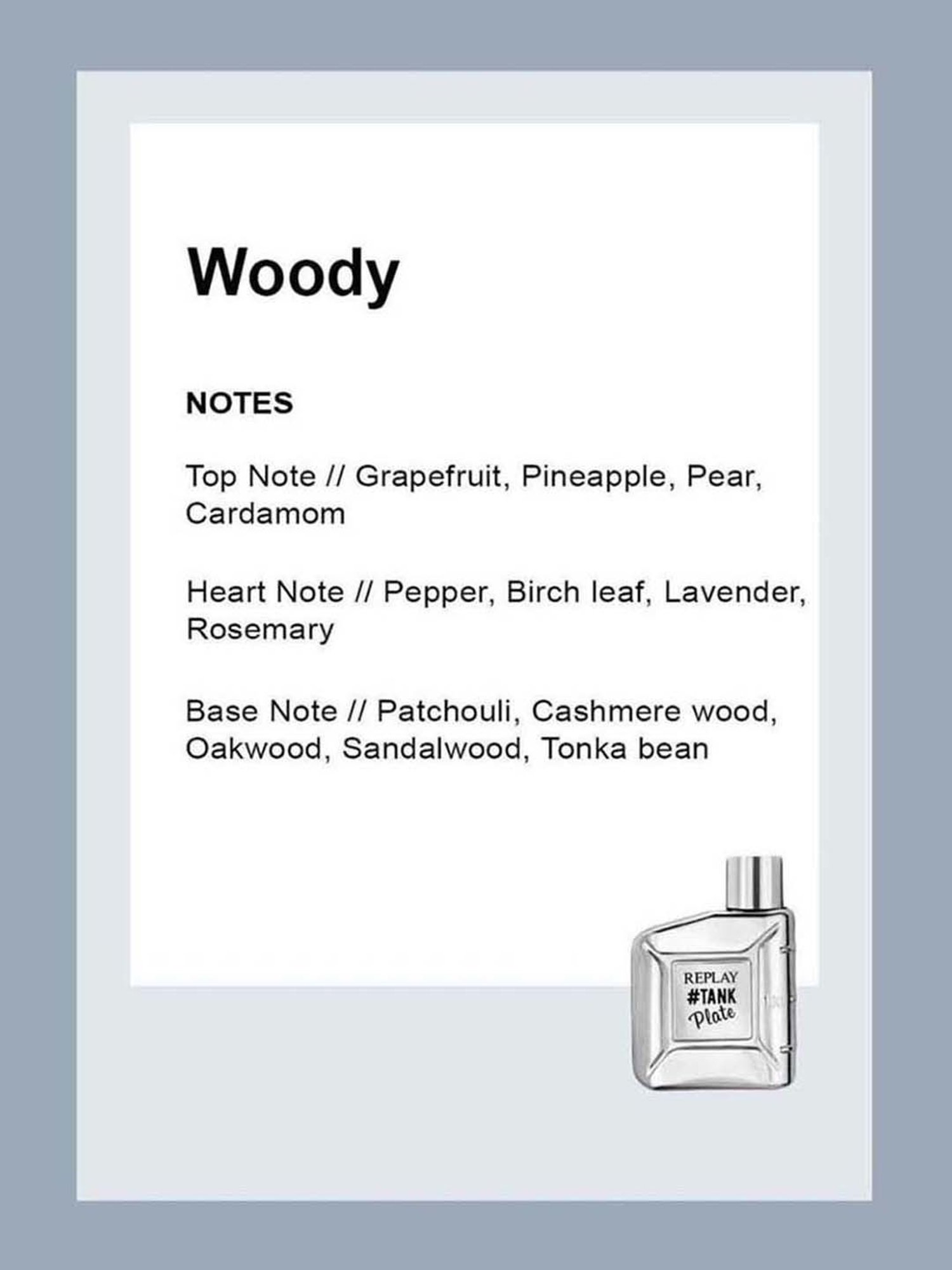 Replay Tank Plate Eau de Toilette for Men - 100 ml