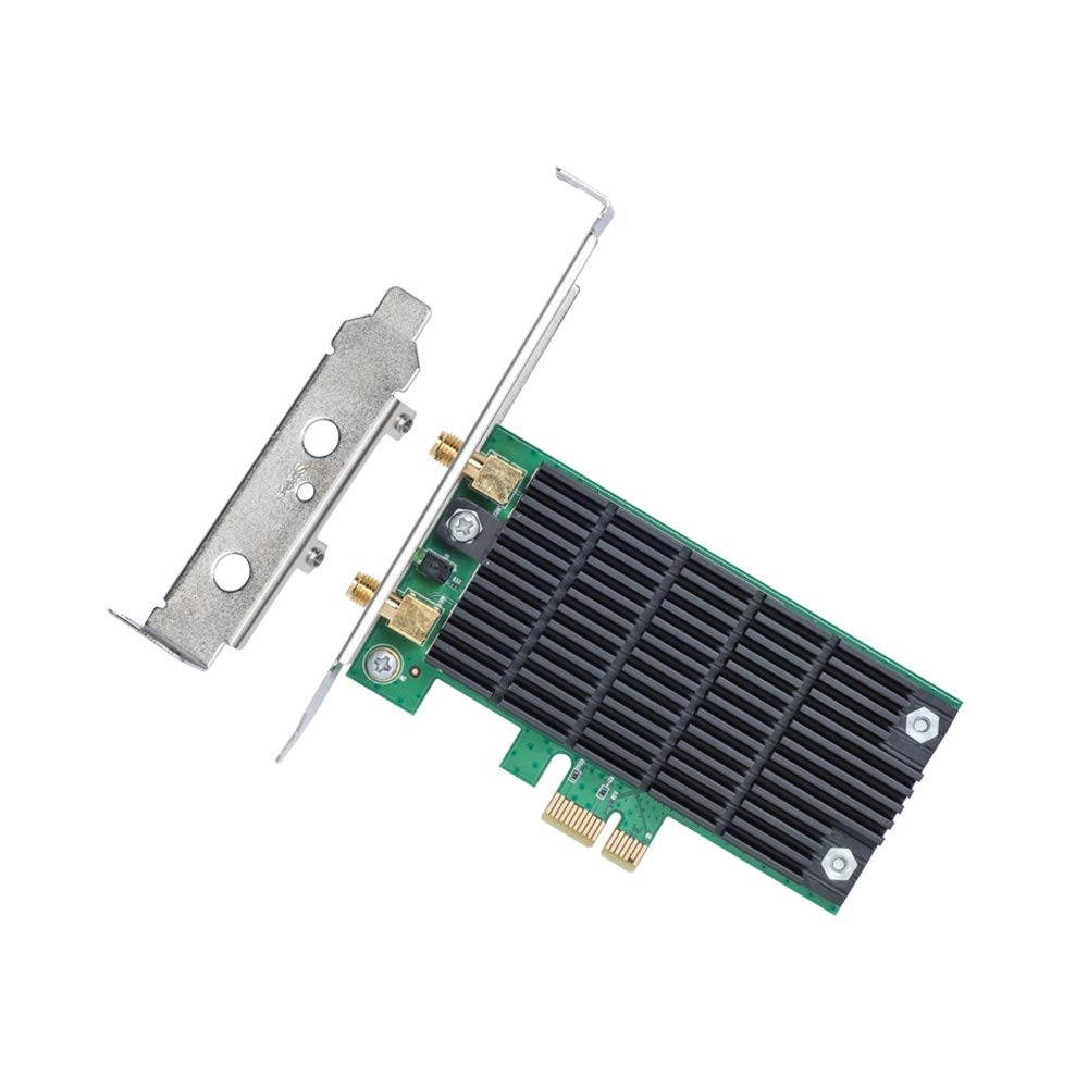 TP-Link AC1200 PCIe Wireless Wifi PCIe Card | 2.4G/5G Dual Band Wireless PCI Express Adapter | Low Profile, Long Range Beamforming Heat Sink Technology | Supports Windows 10/8.1/8/7/XP 802.11ac/a/b/g