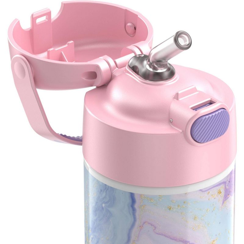 Disney Spider-Man 22oz Plastic Flip Top Tumbler with Strap Red