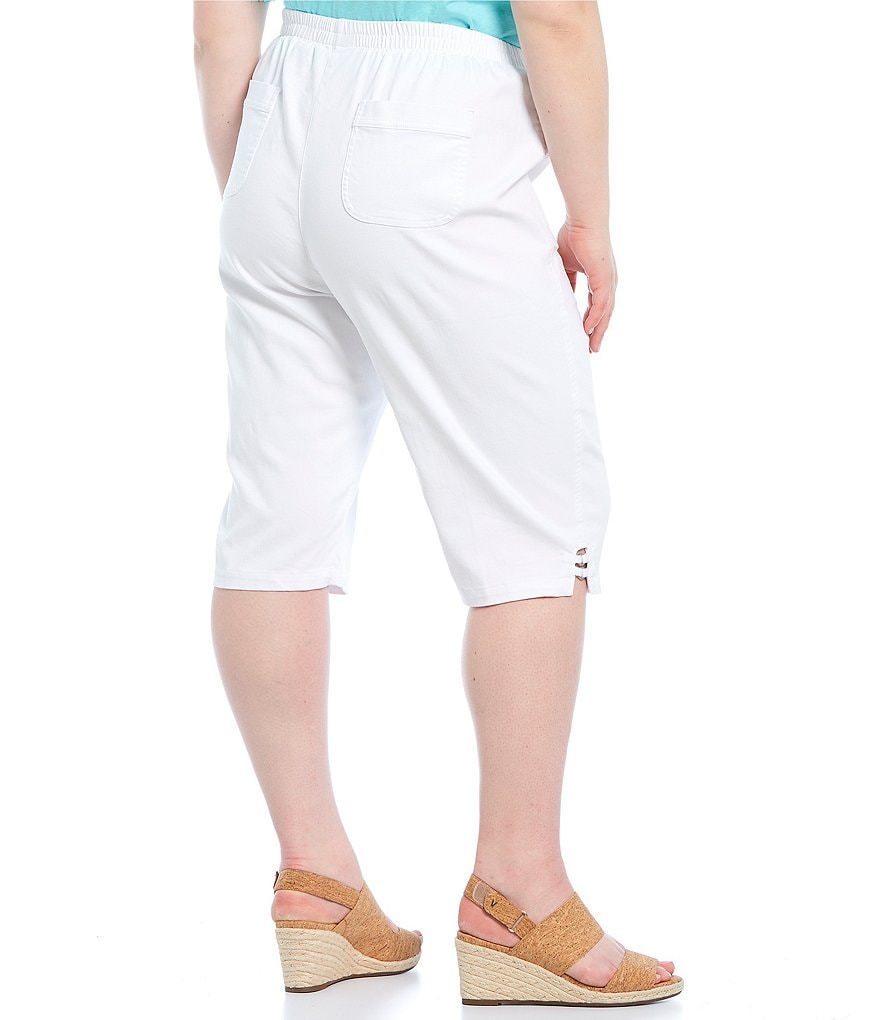 Vince Camuto Plus Size Tencel Drawstring Shorts