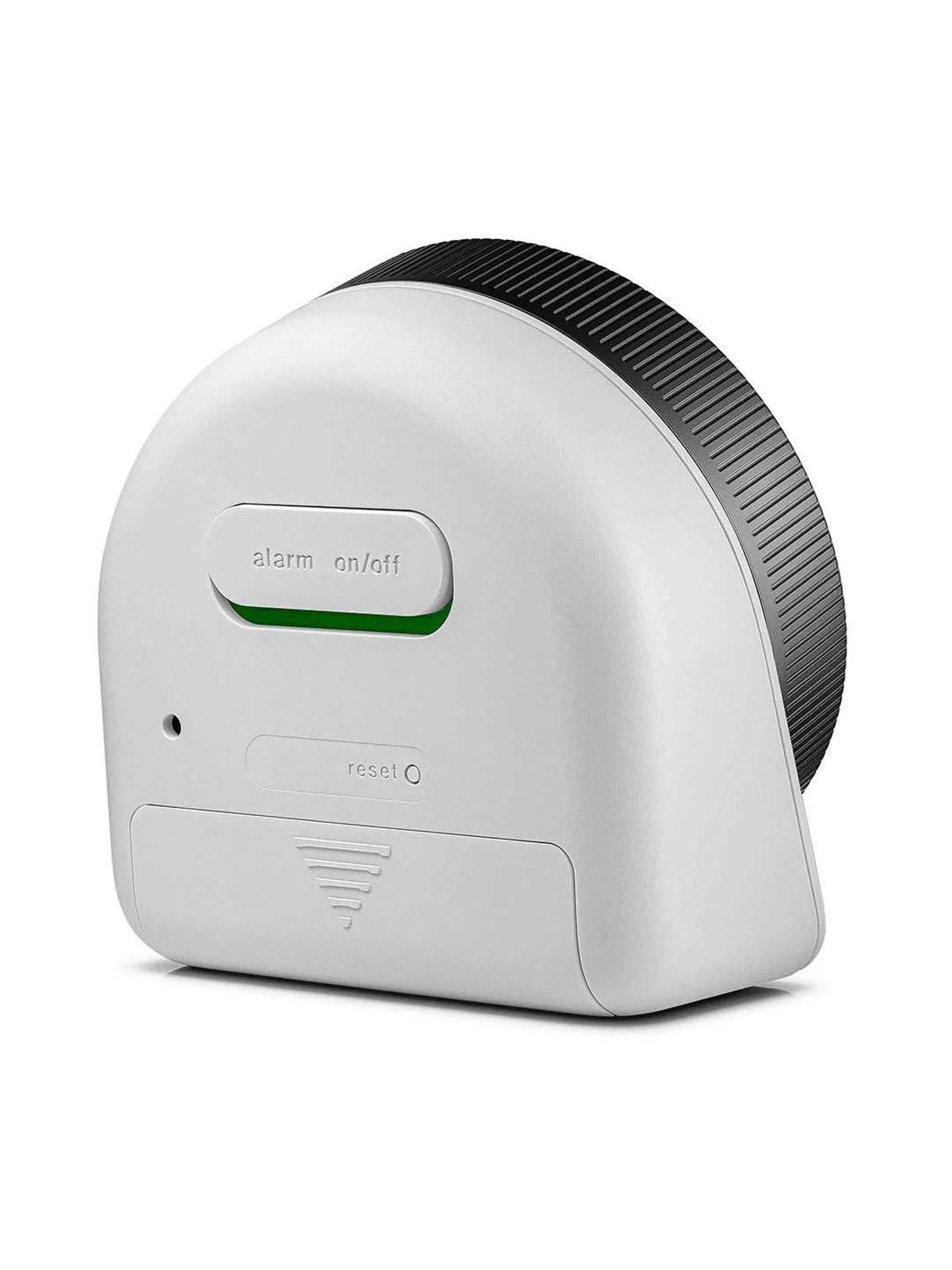 Braun White Digital Alarm Clock With Snooze & Negative LCD Display