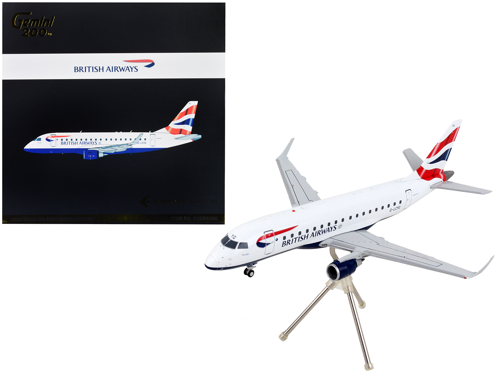 Embraer E190-E2 Commercial Aircraft "Wideroe" (LN-WEA) White with Green Tail 1/400 Diecast Model Airplane by GeminiJets