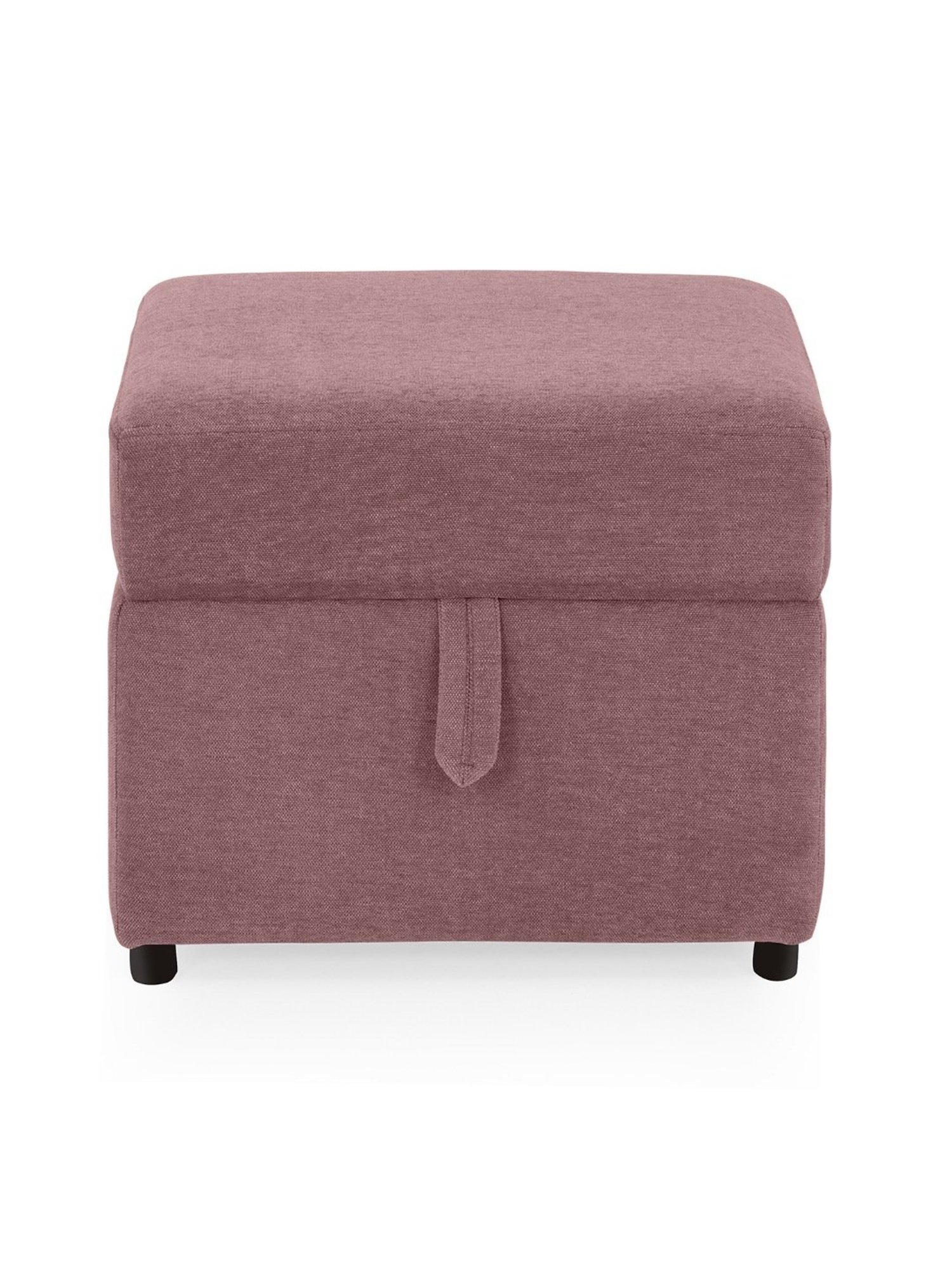 Duroflex Zivo Plus Pink Solid Wood Ottoman