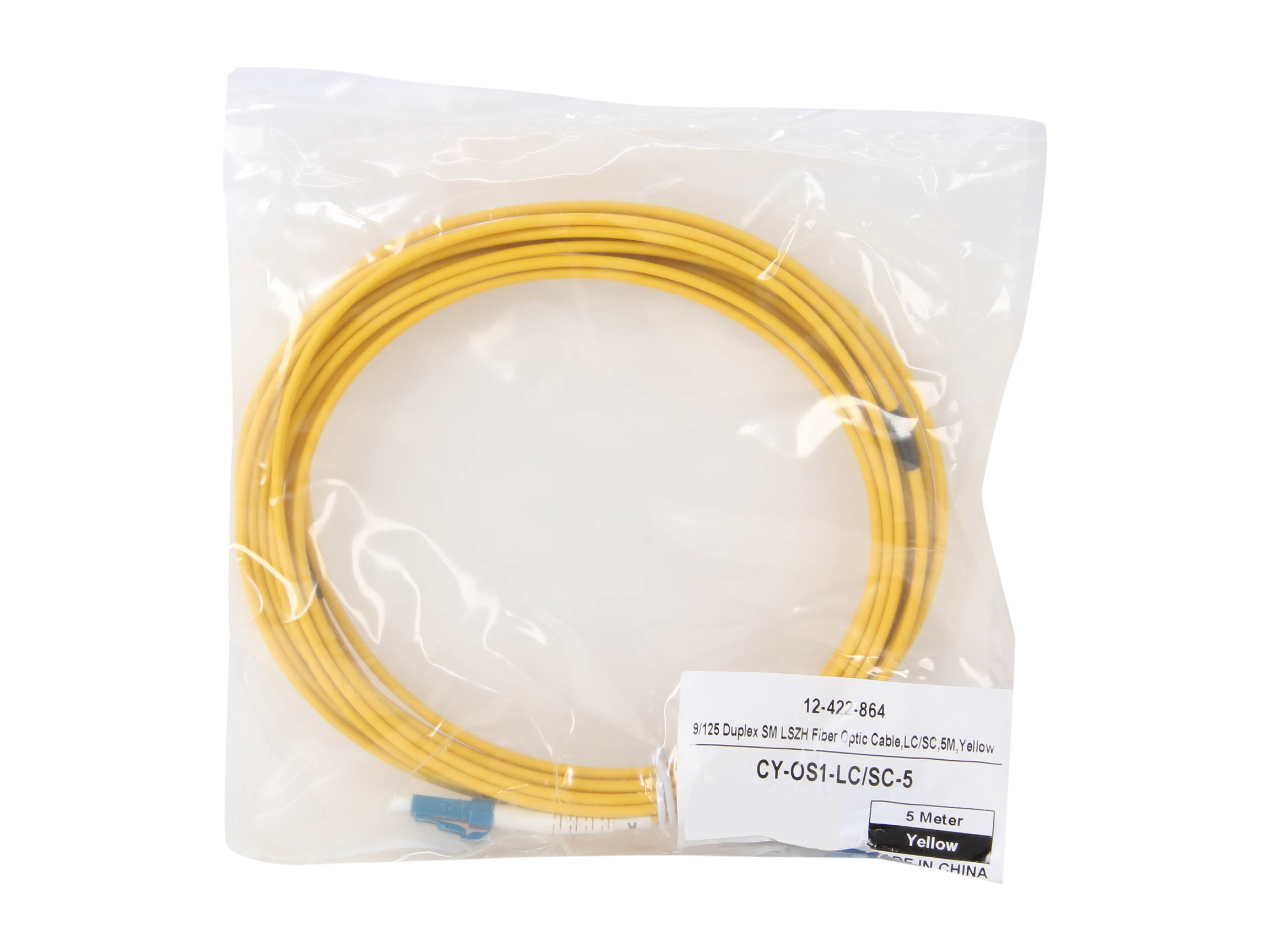 Coboc CY-OS1-LC/SC-5 16.4 ft. Fiber Optic Cable