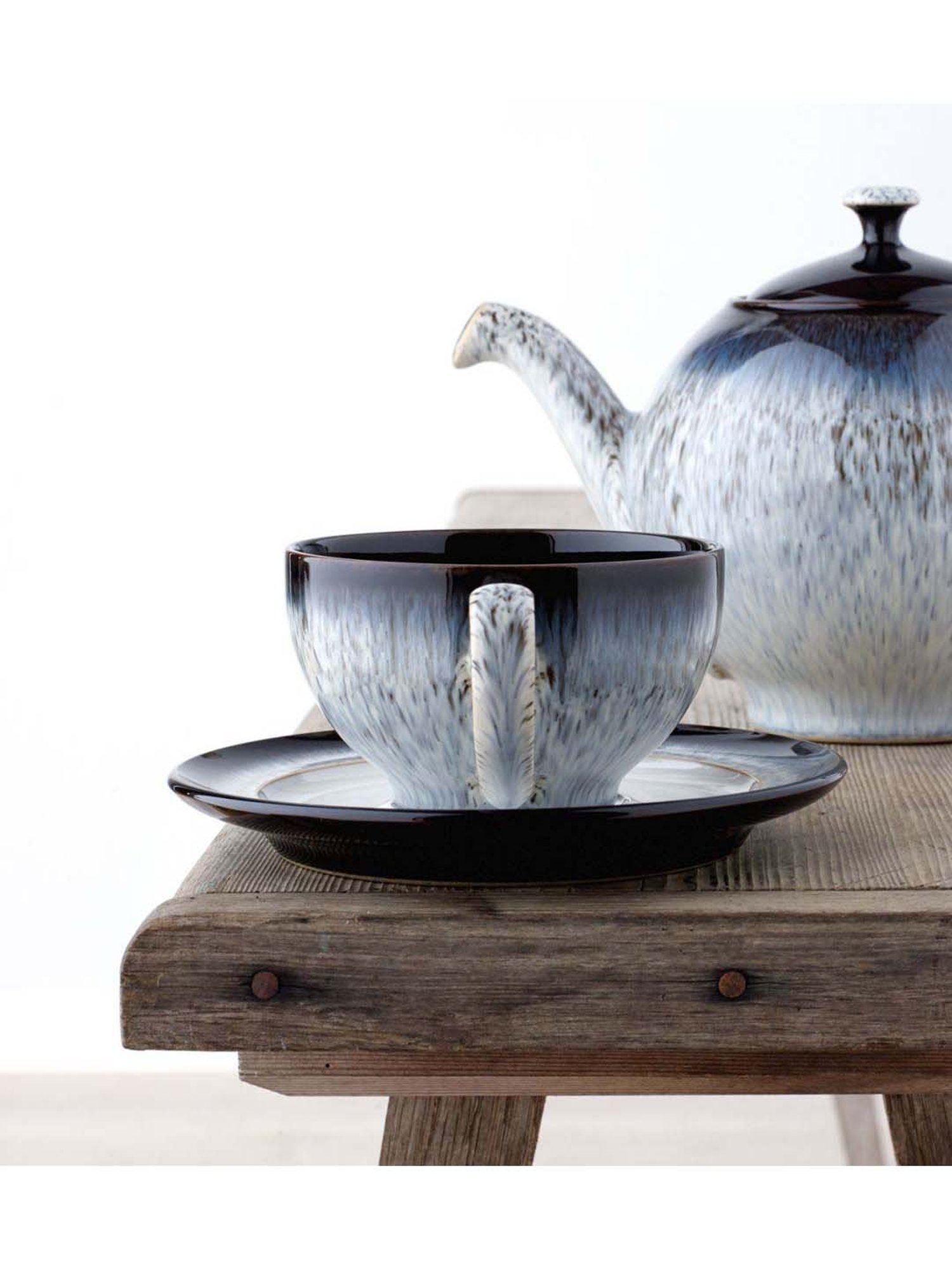 The Artment Sunflower Berry Blue Bloom Cup and Saucer Set