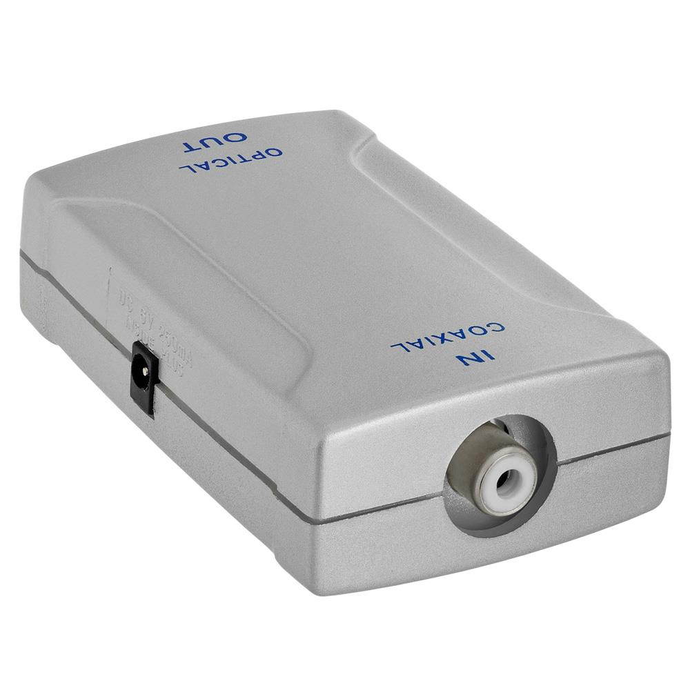 Cmple - Optical Toslink Jack(Output) to Coaxial RCA Jack(Input) Digital Audio Converter