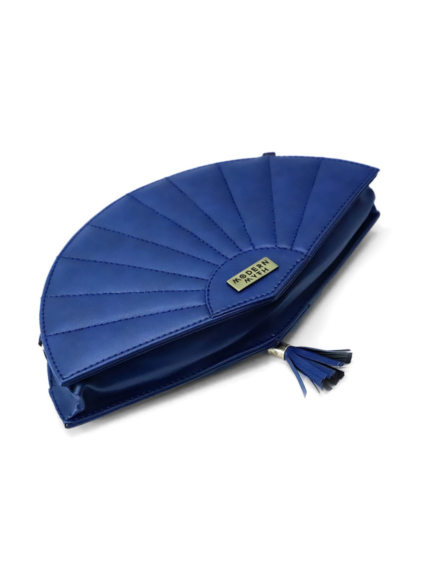 Modern Myth Blue Medium Fan Cross Body Bag