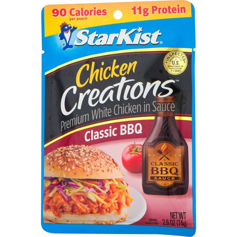 StarKist Chicken Creations Classic BBQ Chicken - 2.6oz