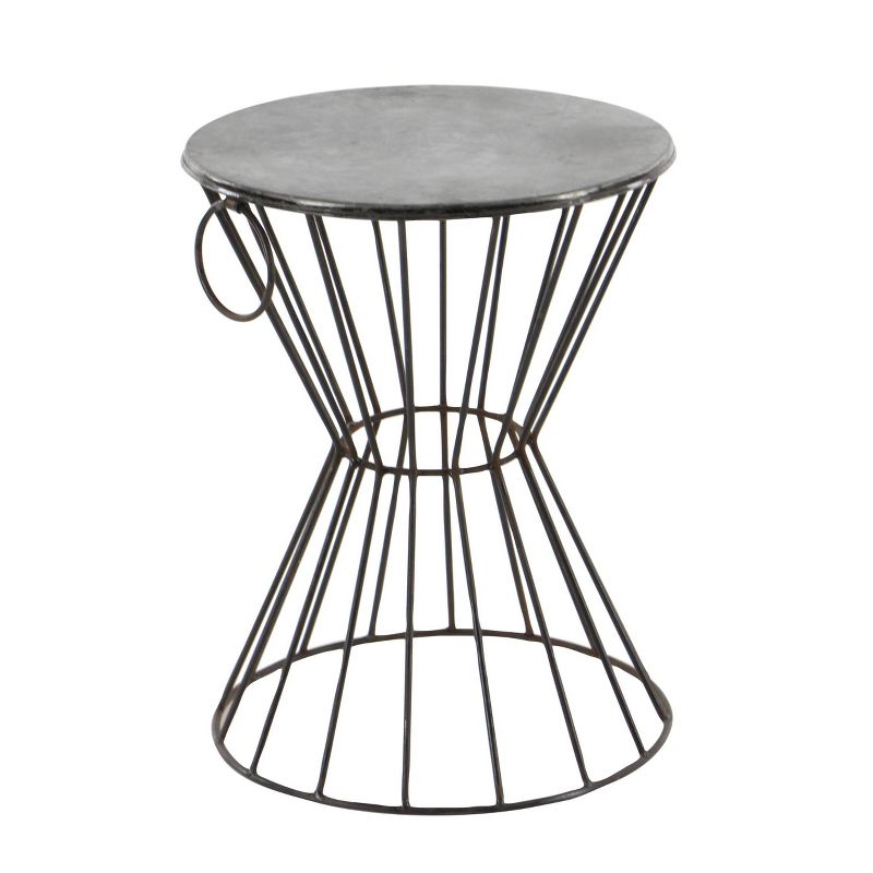 Wood Fiber Clay Patio Accent Table - Olivia & May