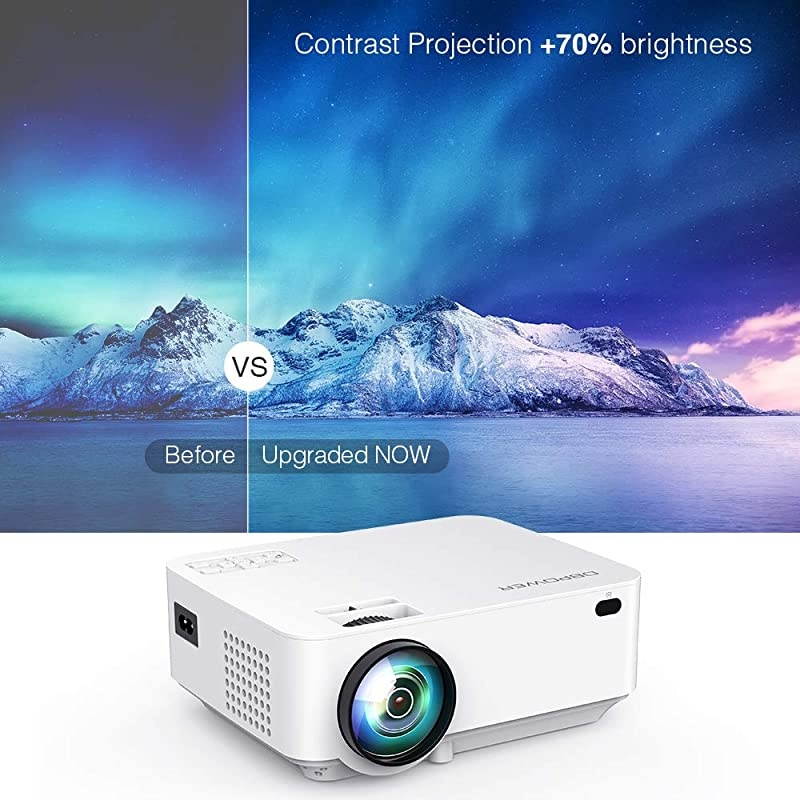 L12 Mini Projector 176 3000L LED Movie Projector Home Theater Video Projector with HDMI Cable Support 1080PUSBVGAAVTVLaptopPhone