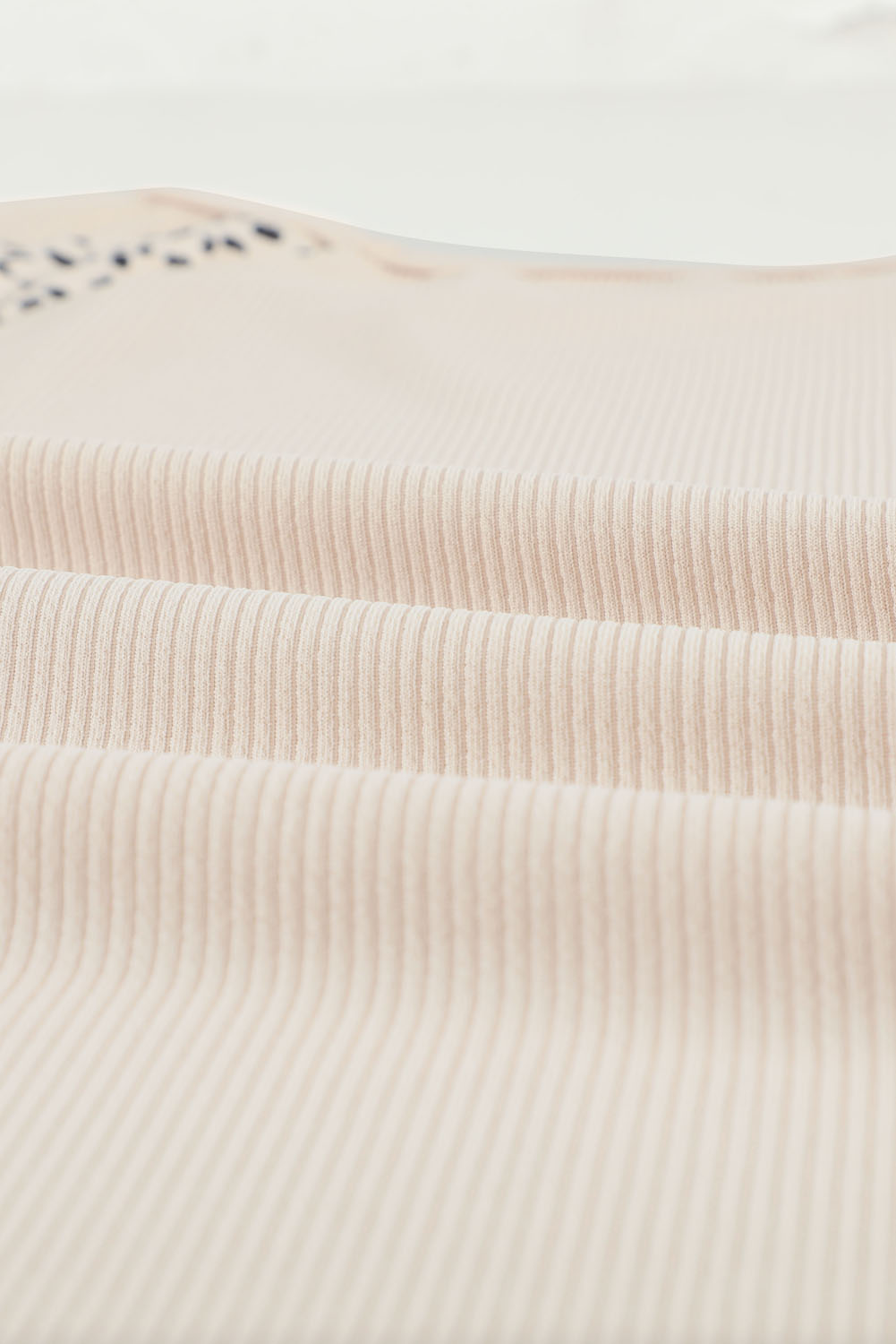 Blank Sweatshirt - Blush Pink Bishop Sleeve Animal Print Long Sleeve Shirt Customized