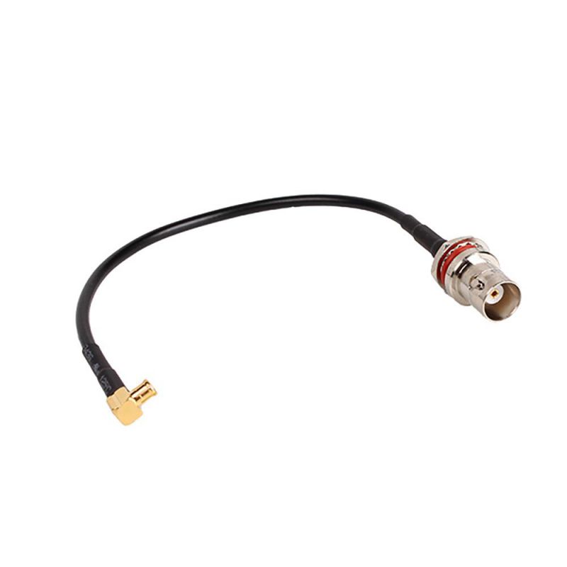 BQLZR 5x BNC Female to MMCX Plug Male Right Angle Adapter RG174 Cable for Wi-Fi WLAN