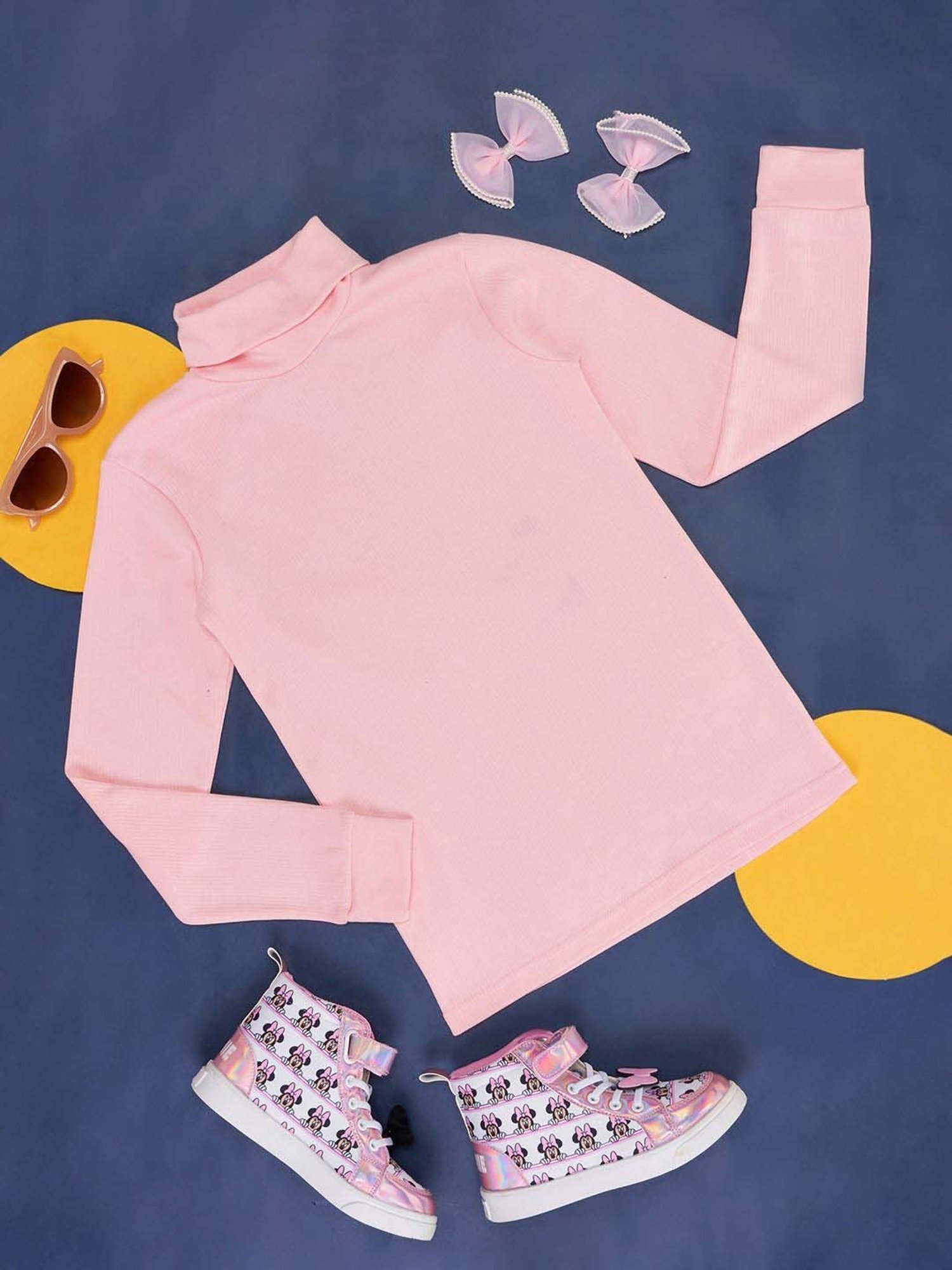 Dyca Kids Grey Melange Textured Thermal Top (Pack Of 2)