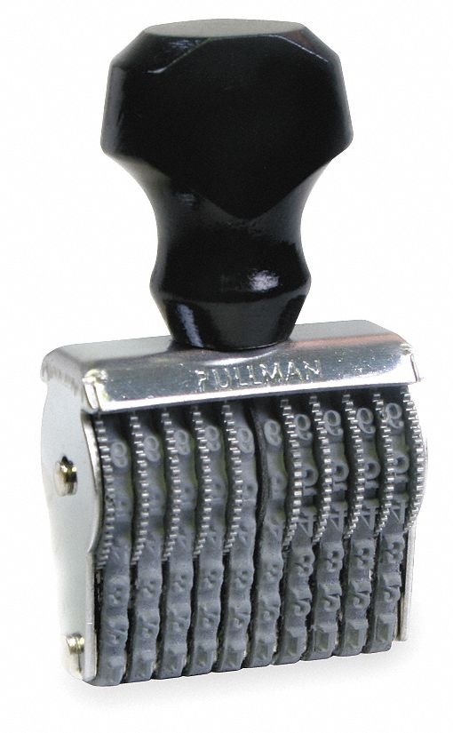 Cosco Numbering Stamp,10 Bands, Metal  038706
