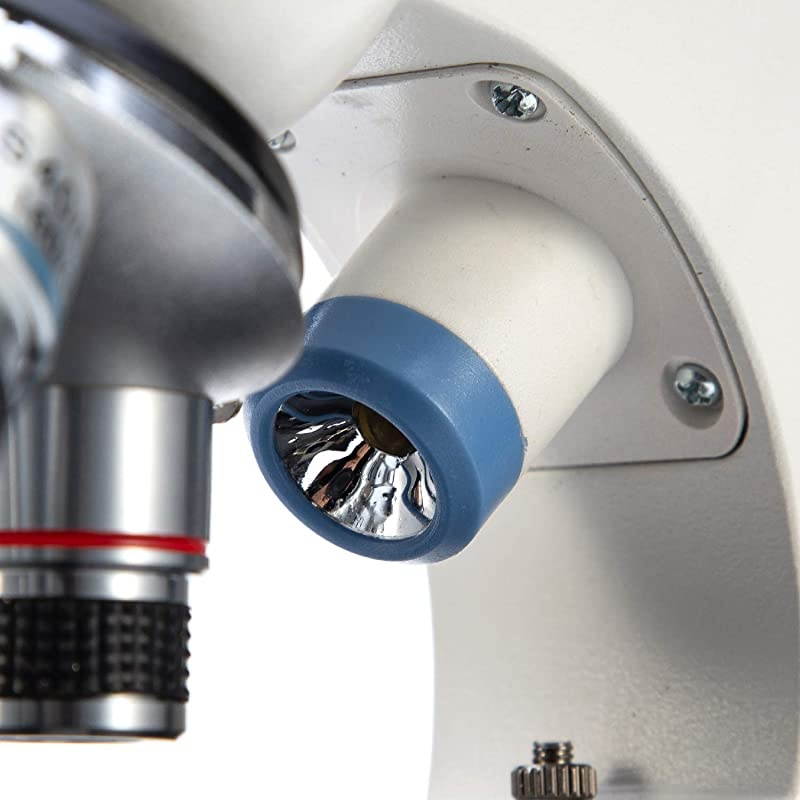 SW150 Compound Monocular Student Microscope with 40X1000X Magnification Glass Optics Extra 25X Widefield Eyepiece Coarse and Fine Focusing Dual Illumination and Cordless Capability