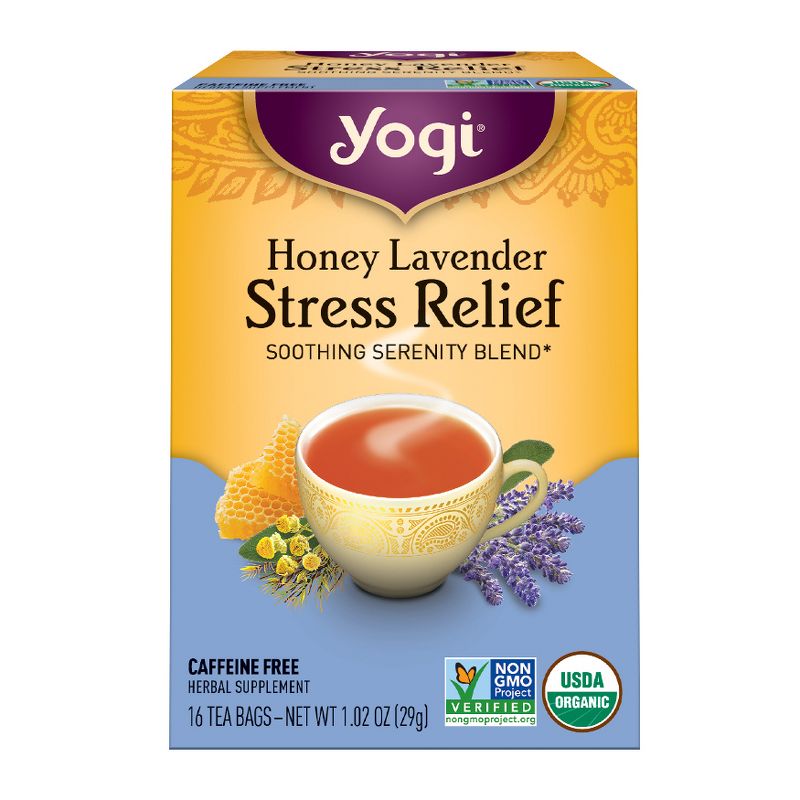 Yogi Tea - Honey Lavender Stress Relief Tea - 16ct