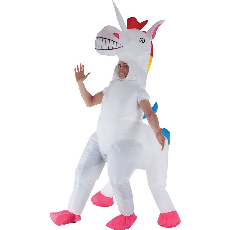 Adult Giant Unicorn Inflatable Halloween Costume