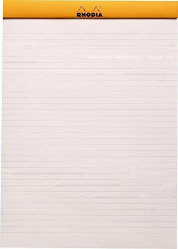 Rhodia Orange Soft Touch Pad 8.25X11.75 Lined
