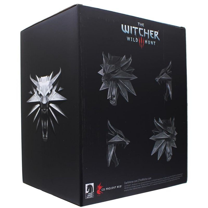 Dark Horse Comics The Witcher 3 Wolf Medallion 8 Inch Resin Wall Sculpture