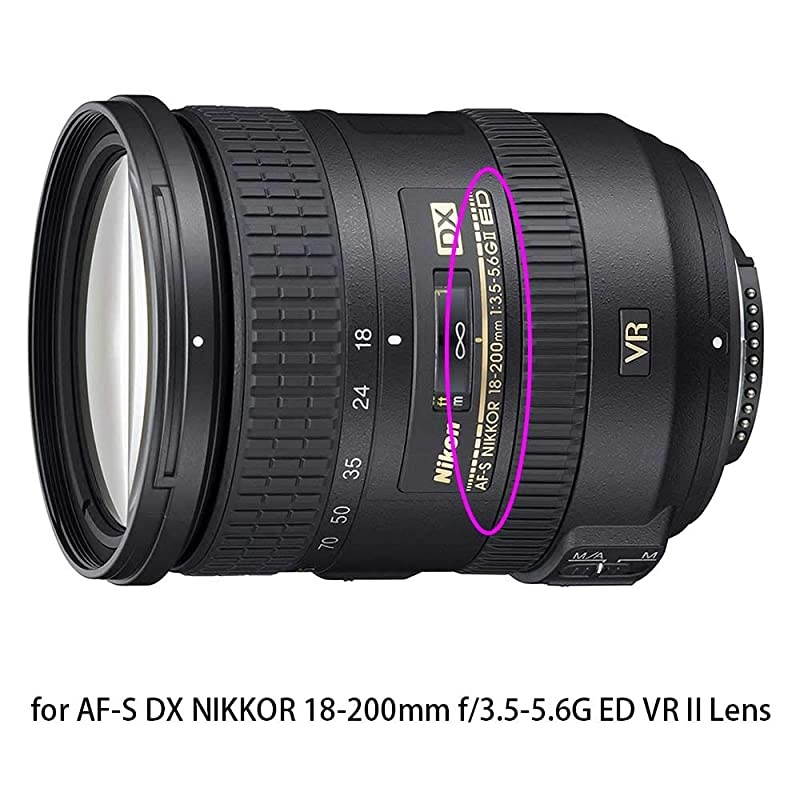 72mm Lens Cap Cover with Keeper for AF-S 18-200mm f/3.5-5.6G VR II Lens for Nikon D90 D80 D40 D7000 D7100 D7200 D5100 D3100 DSLR Camera, Snap-on Lens Cap & Lens Cover Leash -2 Pack