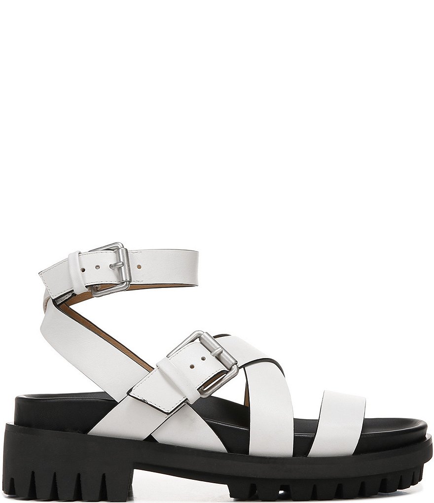 Sam Edelman Eleanora Leather Ankle Wrap Sandals