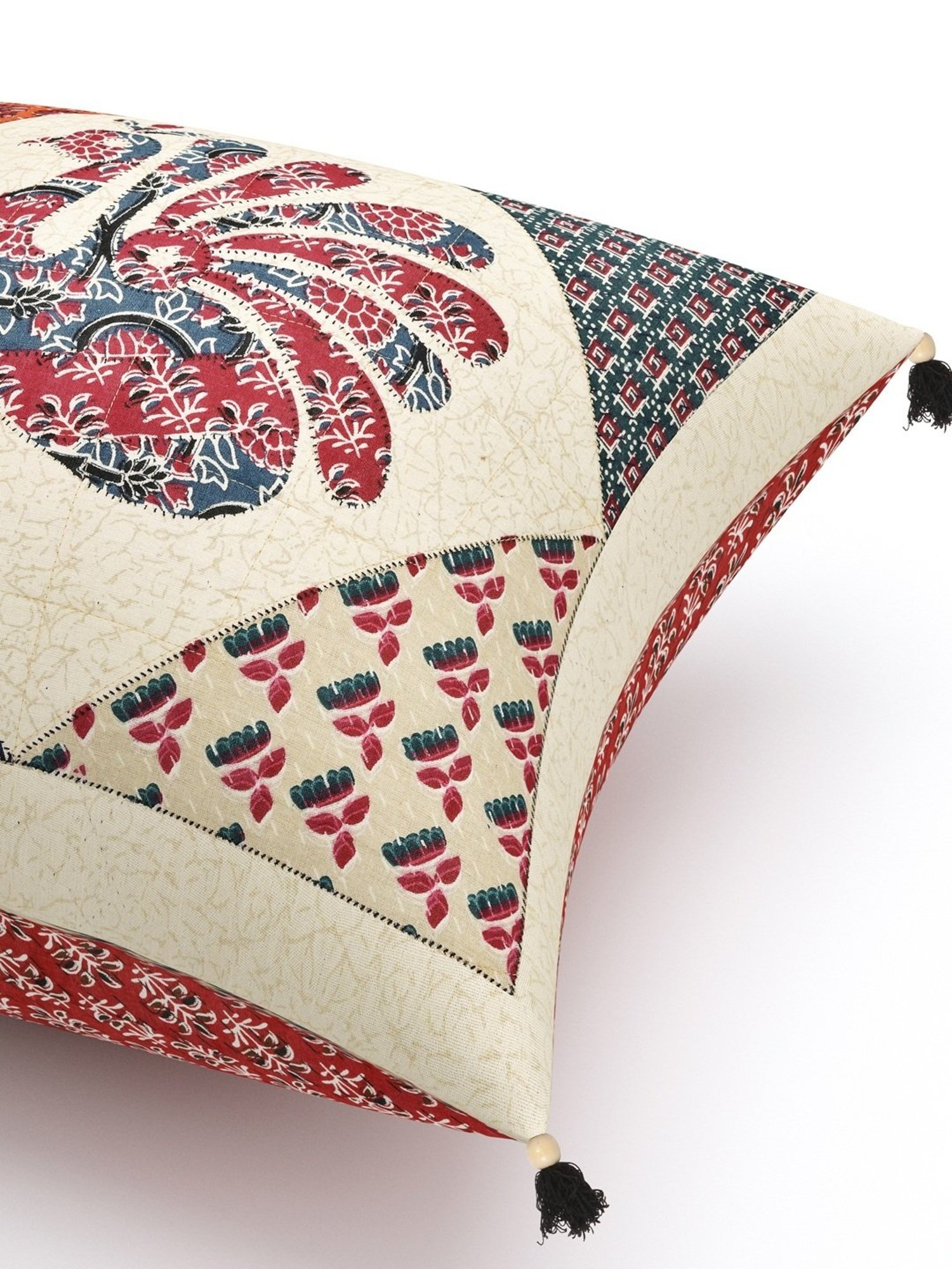 Living Roots Jaipuri Multicolor Cotton Cushion Covers - Set of 5