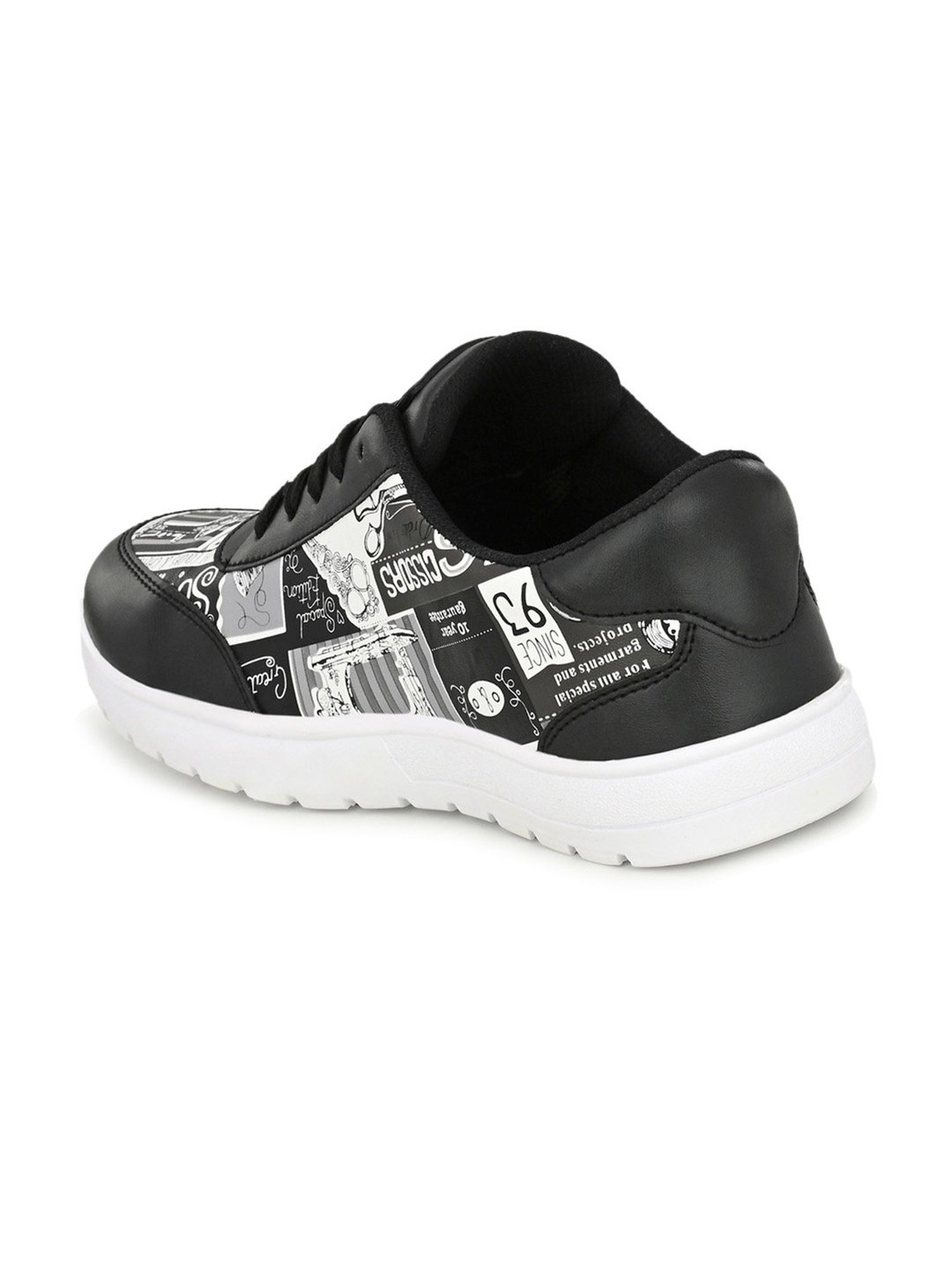 Prolific Men's Elite Black Casual Sneakers
