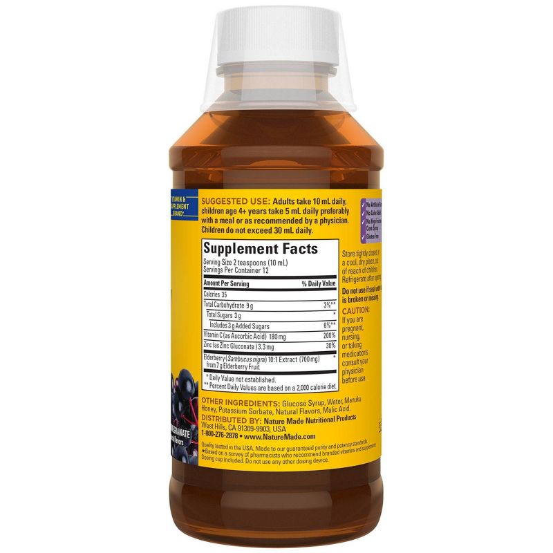 Nature Made Elderberry Syrup - 4 fl oz