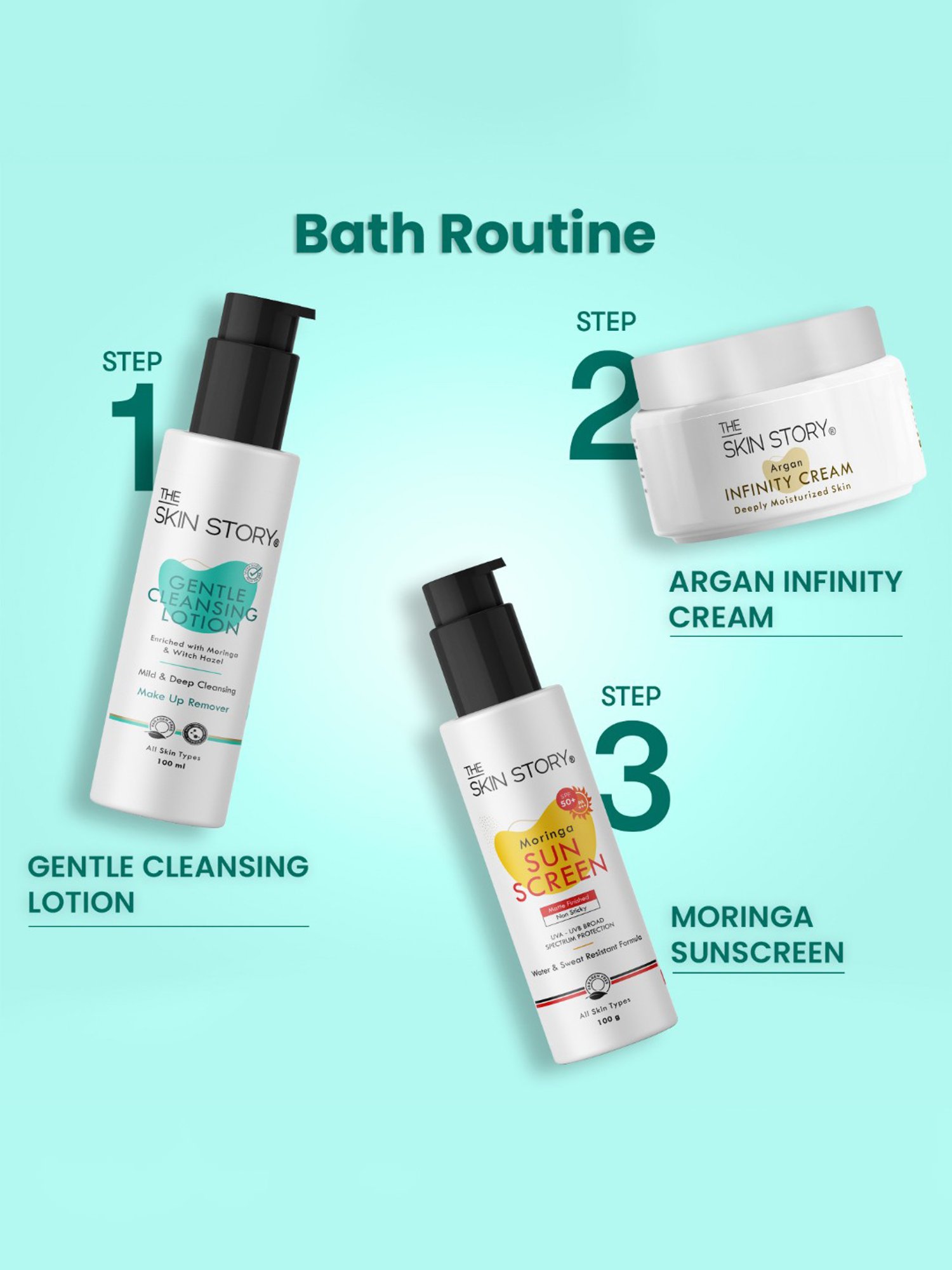 The Skin Story Moringa & Witch Hazel Gentle Cleansing Lotion - 100 ml