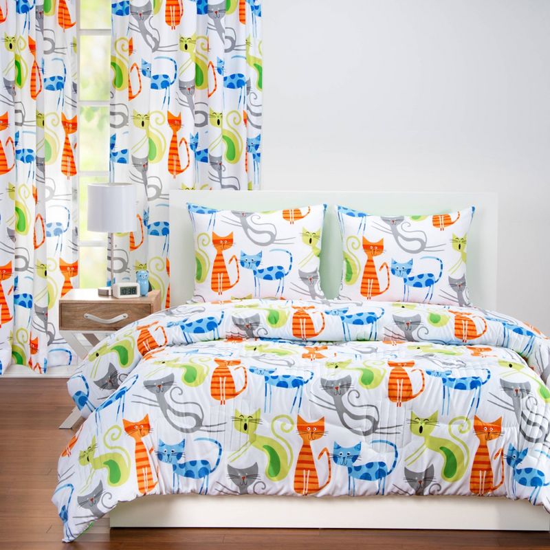 Smarty Cat Comforter Set (Full/Queen) - Learning Linens