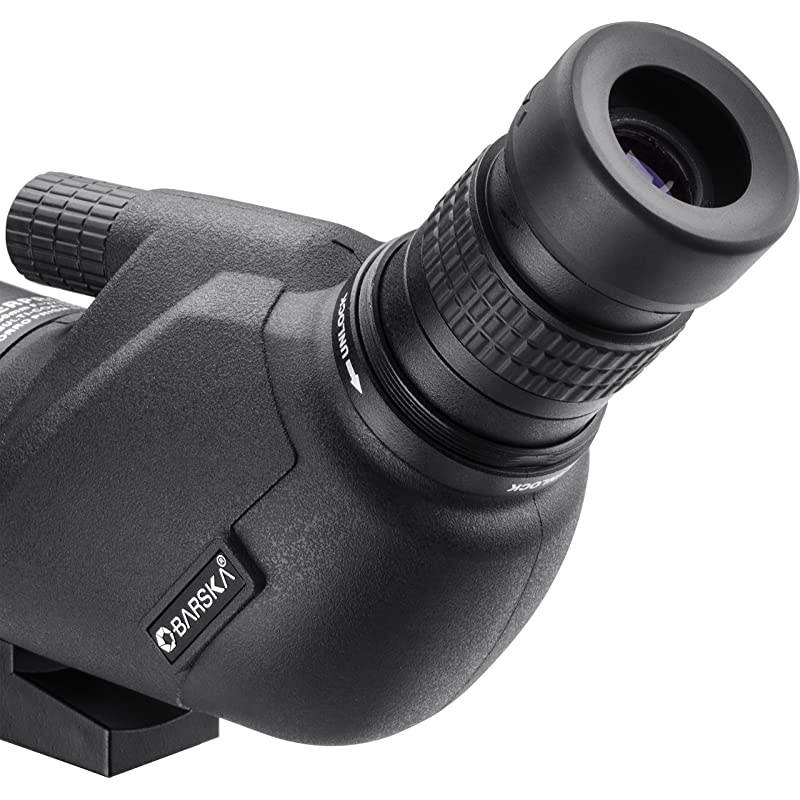 AD12684 Naturescape 2060x60 Waterproof Spotting Scope with Tripod amp Case for Birding Target Shooting etc Black