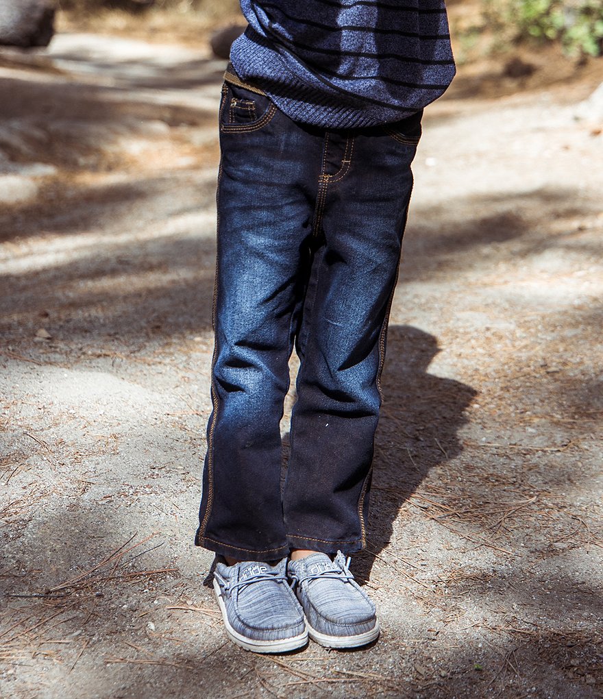 Hey Dude Boys' Wally Linen Washable Slip-Ons (Toddler)