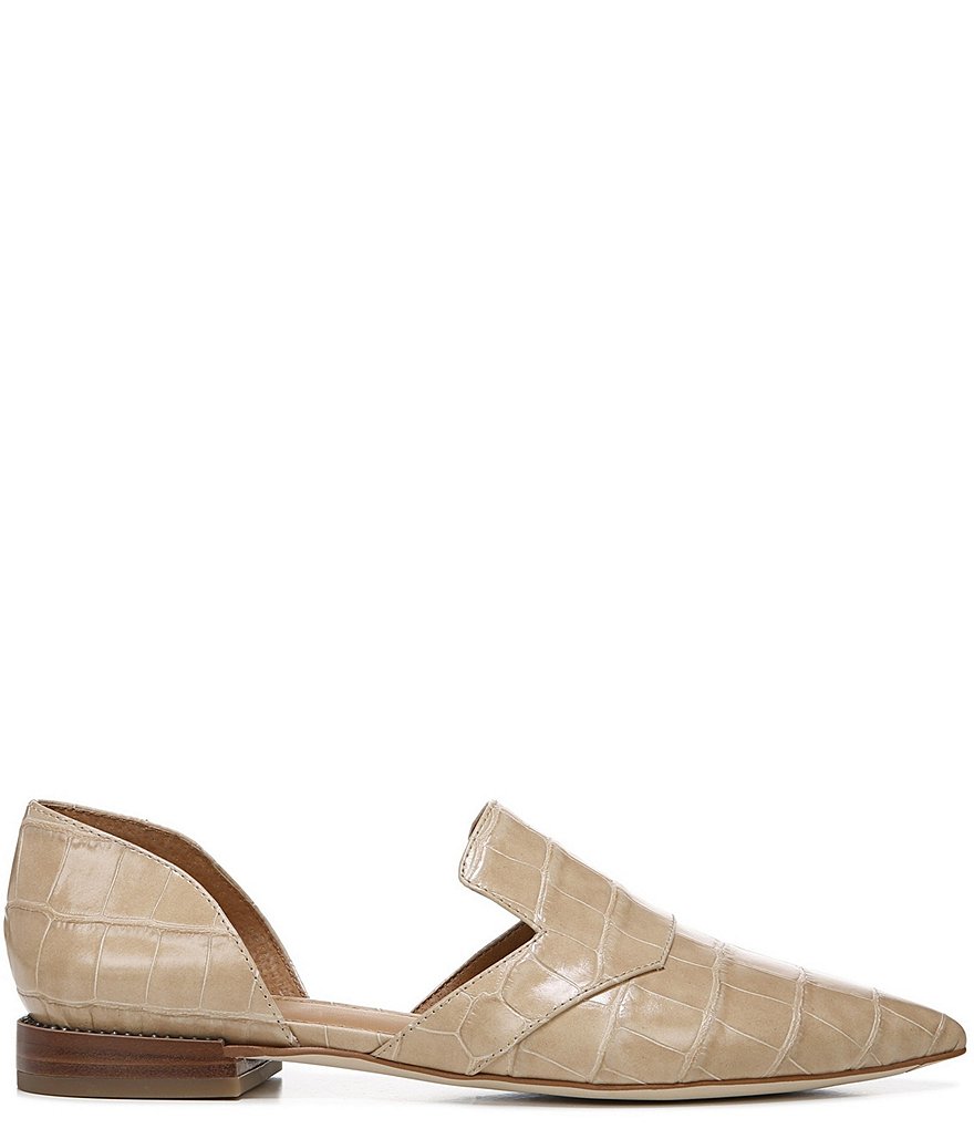 Sarto by Franco Sarto Toby Croco Print Leather d'Orsay Loafers