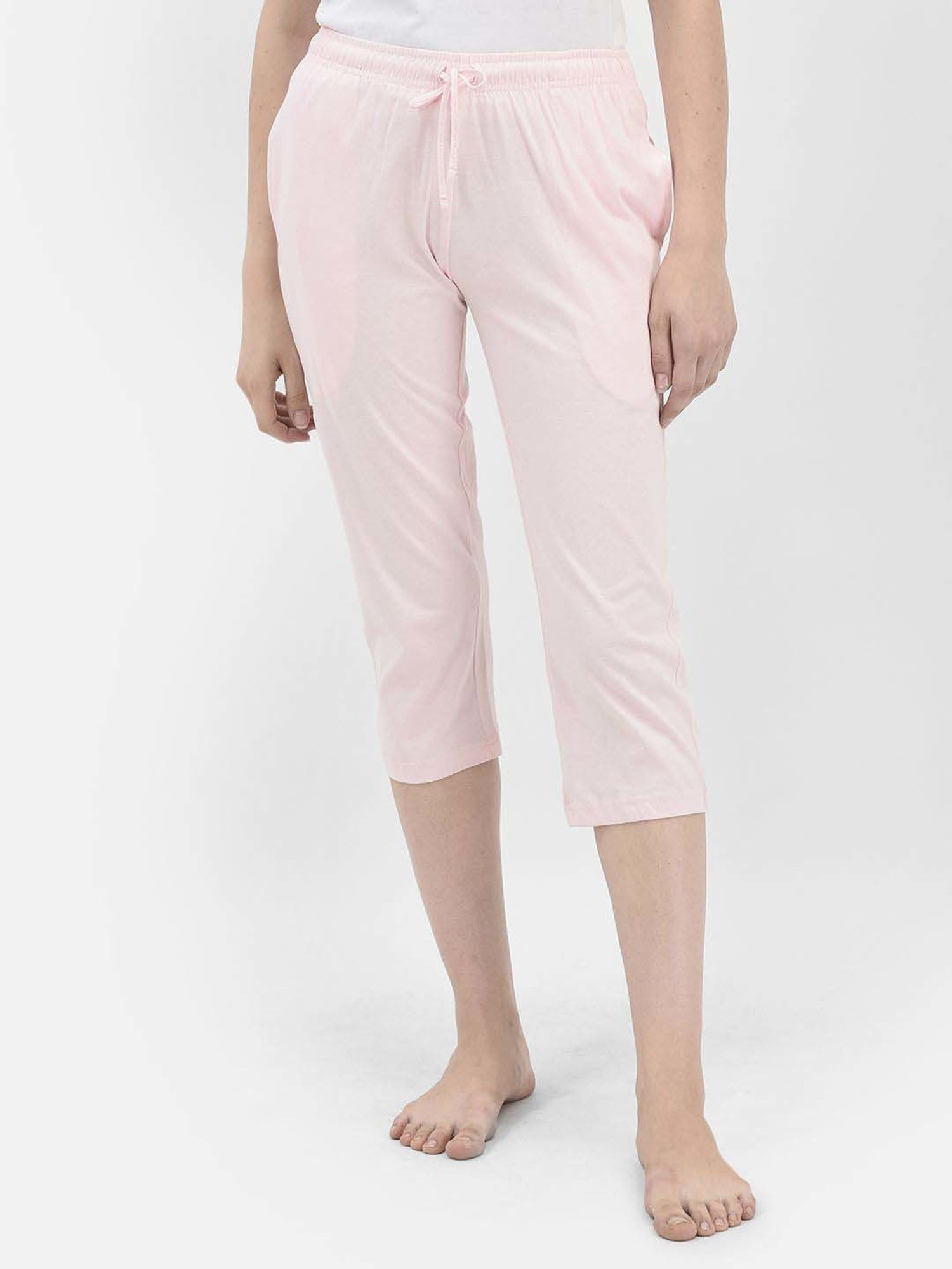 Crimsoune Club Pink Mid Rise Capris